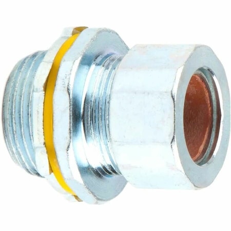 Dottie L.H. Dottie 3/4'' Steel Strain Relief Connector (Brown Grommet), 10PK SR75A650