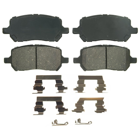 Wagner Brake QuickStop Front Disc Brake Pad Set Ceramic, ZD956