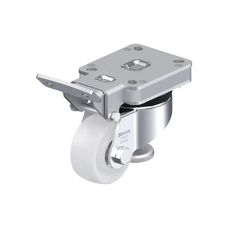 Blickle Plate Caster, Swivel, Nylon, 4 3/4"H HRLK-SPO 75K