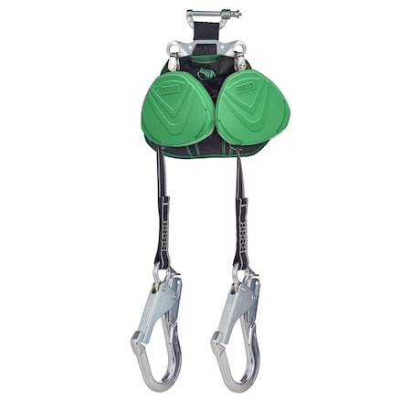 Msa Safety V-TEC(R) EDGE Self Retracting Lifeline, D-Ring, Steel, 2 Leg(s), 310 lb Weight Capacity VTLEW-022-PA-A