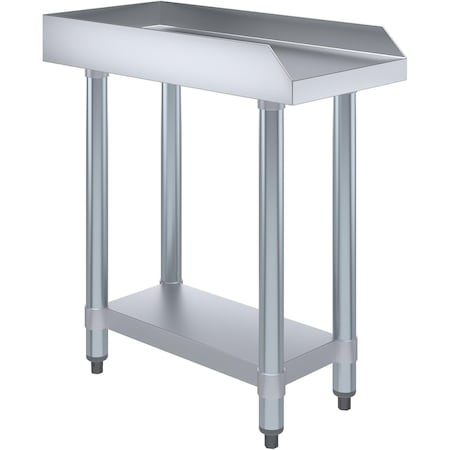 Amgood 24 in. x 12 in. Stainless Steel Equipment Stand ES-2412-Z