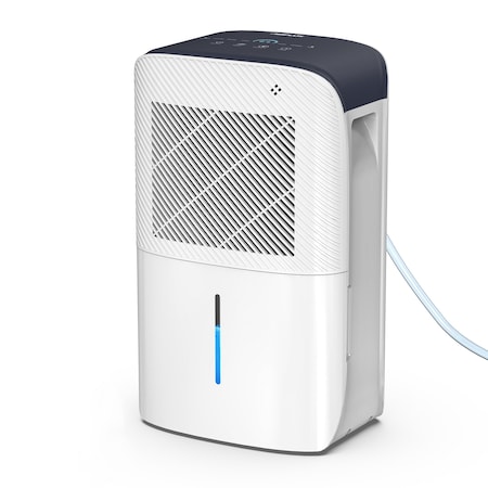 Edendirect 38 pt. 2200 sq. ft. Portable Dehumidifier in White with Auto Defrost, Continuous Run ZR-1906