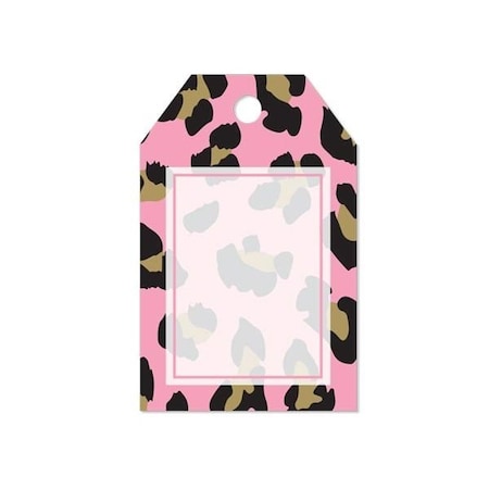 Nashville Wraps Lipstick Leopard Gloss Gift Tag, 2.25X3.5, 50PK PTLPL