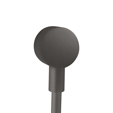 Axor ShowerSolutions Wall Outlet with Check Valves in Brushed Black Chrome 27451341