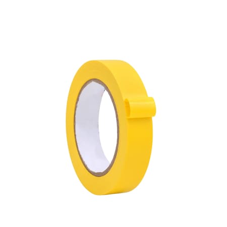 Wod Tape Floor Marking Tape, PVC, Yellow, 1 inch (24mm) W., 6 mil Thickness, 48 PK WOD VTC366-01000-48-36-YEL