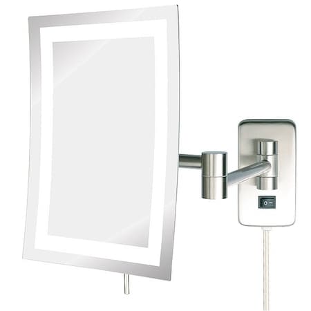 See All Industries Makeup Mirror, 13 in H, 11 in L, 3 in D HLEDNSA69
