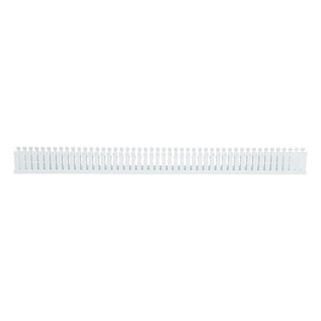 Panduit Wire Duct, Narrow Slot, White, 1.26 W x 2 D F1X2WH6