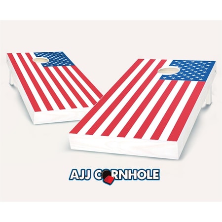 Mkf Collection By Mia K. Farrow AJJCornhole American Flag Cornhole Set with Bags - 8 x 24 x 48 in. 107-AmericanFlag