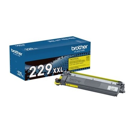 Brother Super High Yield Yellow Toner Cartridge 4,000 Yield TN229XXLY