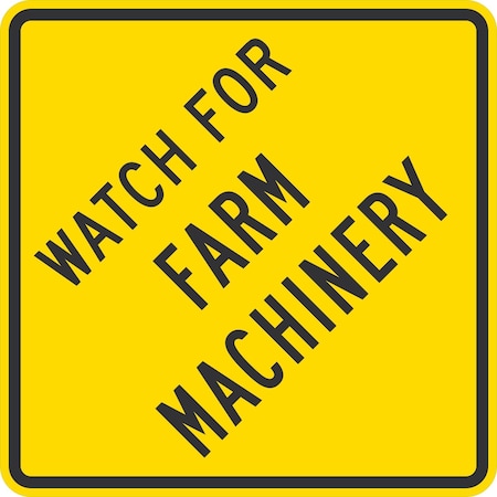 Lyle Watch For Farm Machinery, 36x36, High Intensity Prismatic, Yellow G-16212-HI_36x36