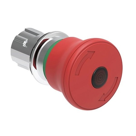 Lovato Ill.Red Mushr-Head Button 40Mm Turn, 5PK LPSBL6644