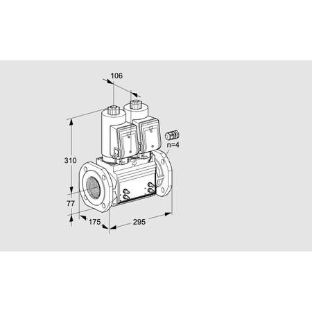 Honeywell Kromschroder VCS665F05NNWGR3B/MMMM/MMMM KS88207066