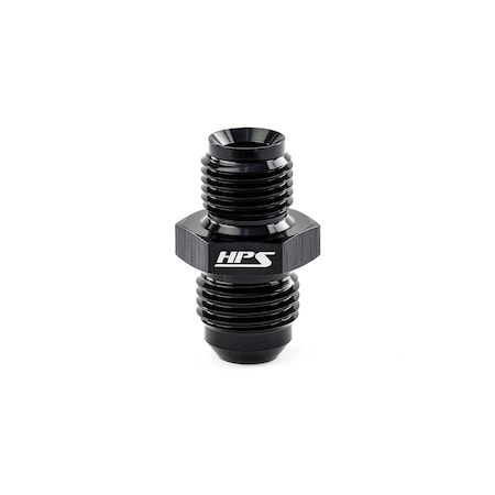 Hps Performance Straight -8 AN Flare to M20 x 1.5 Metric Adapter, Aluminum, Black AN816-8-M2015