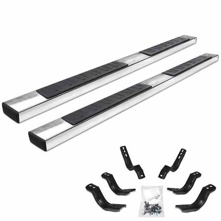 Repl. For Ford F-150 With A Crew Cab Year 2017 Oe Xtreme Ii 6 In Textured Polished Stainless S