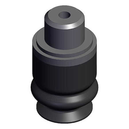 Smc Bellows Cup, Black, Bellows Pad ZP2-TB06MBN-H5