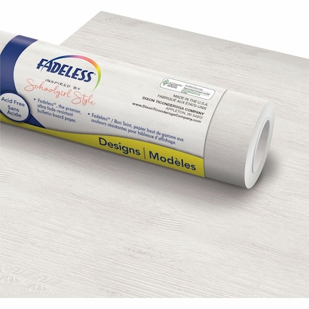 Fadeless Schoolgirl Style Bulletin Board Paper, 48in. x 50ft. Roll, Southern Belle Shiplap P0040055
