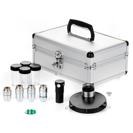 Amscope Turret Phase Contrast Kit for B120, T120, and M620 Compound Microscopes PCT120