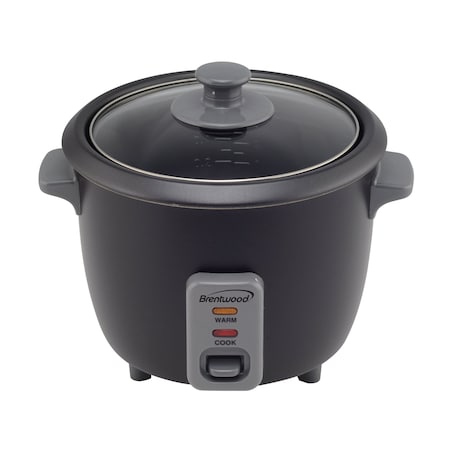 Brentwood Industries 4 Cup Rice Cooker in Black TS-700BK