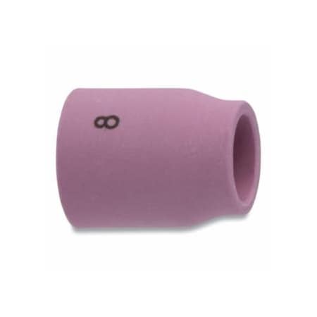Best Welds Alumina Nozzle TIG Cup, 1/2 in, Size 8, For Torch 20, 22, 25, 9, Small Gas Lens, 1 in, 10PK 900-53N61S