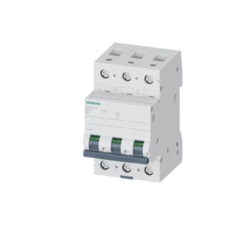 Miniature circuit breaker 400 V 10kA 3pole B 3A