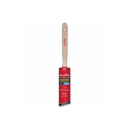 Wooster Gold Edge Paint Brushes, 1-1/2 in W, Polyester, wood handle, 6PK 912-0052310014