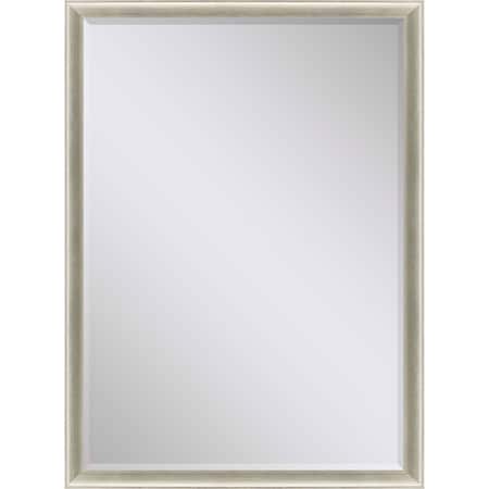 Homeroots 40" Silver Wood Accent Mirror 632766