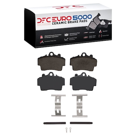 Dfc 5000 Euro Ceramic Disc Brake Pad Set,  1600-0737-01