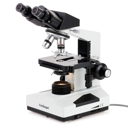 Amscope 40x-1000X Binocular Biological Compound Microscope B490