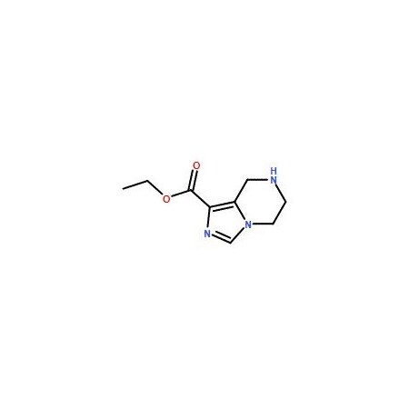 Ak Scientific 5, 6, 7, 8-Tetrahydro-imidazo[1, 5-a]pyrazine-1-carboxylic acid ethyl ester (100mg), CAS 951627-01-3 3014AJ-100mg