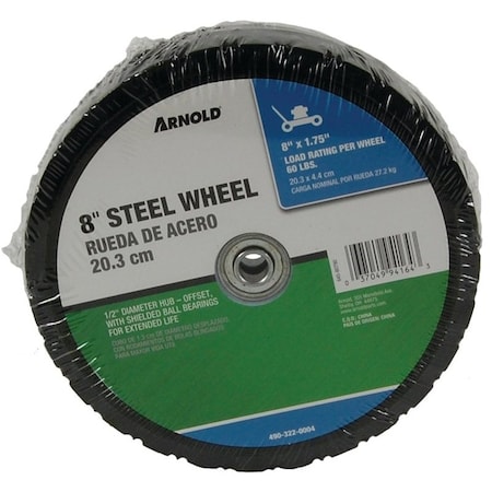 Mtd Wheel, 8 x 1-3/4 in Tire, Diamond Tread 490-322-0004/875B