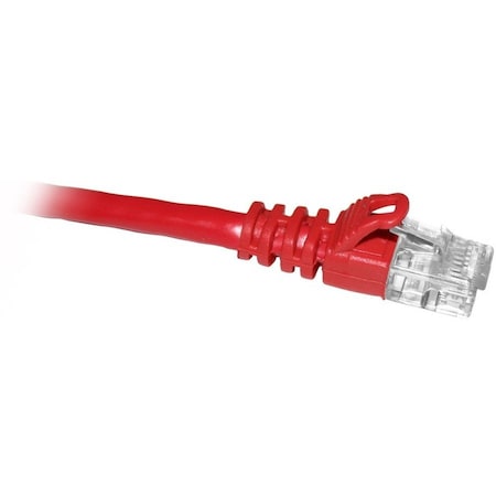 Enet Cat5E Red 6 Foot Patch Cable w/ Snagless Molded Boot (Utp) C5E-RD-6-ENC