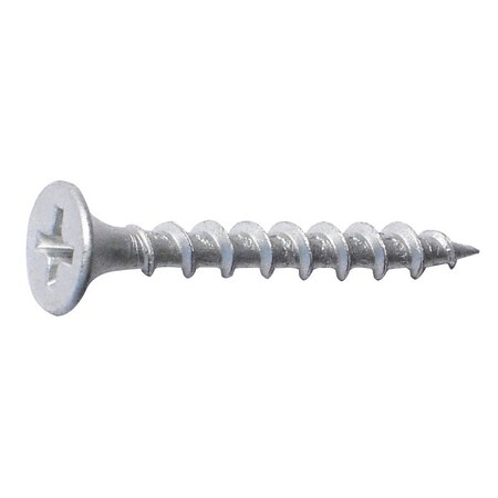 Midwest Fastener Deck Screw, #6 x 1-1/4 in, Steel, Flat Head, Phillips Drive M07907