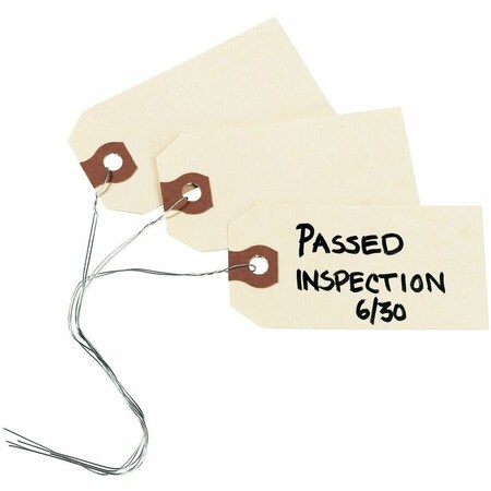 Avery Dennison Avery, Double Wired Shipping Tags, 13pt. Stock, 3 1/4 X 1 5/8, Manila, 1000PK 12602