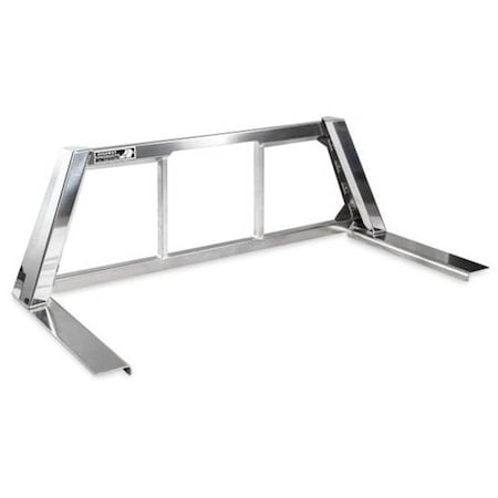 Repl. For Ford F 250 Super Duty Year 2016 Size 4 Smooth Aluminum Open Post Cab Rack W/ Tank Br