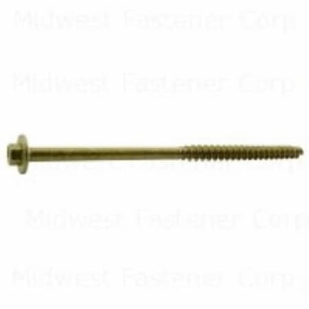 Midwest Fastener 53756 Screw, 3/8 in Thread, 6 in L, 25 PK M53756