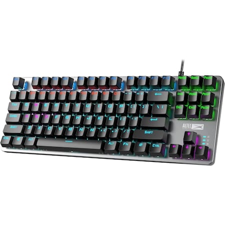 Altec Lansing Wired Mechanical Gaming Keyboard, Gray, RGB ALGK8404