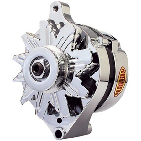 Powermaster 17078 Alternator Chrome Ford 1G Ext Regulated P66-17078