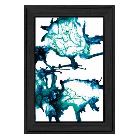 Homeroots Ocean Living Black Framed Print Wall Art 530150
