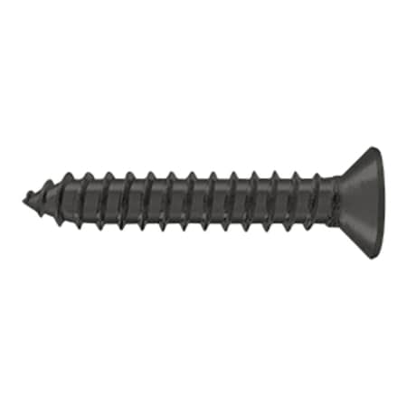 Dendesigns 1.25 in. Wood Screw No. 12, Oil Rubbed Bronze - Solid Brass DE696638