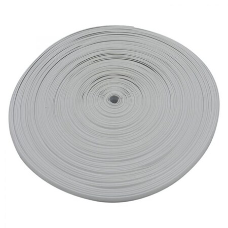 Strike3 1 in. x 1000 ft. Economy Vinyl Trim Molding Insert, White ST3635115