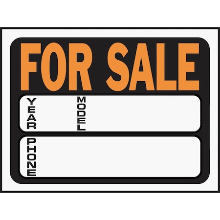 Hy-Ko 9x12 Plastic Sign Auto For Sale 3031