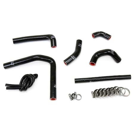 Hps Performance High Temp Reinforced Silicone Radiator Coolant Hose Kit, Black,  57-1233-BLK