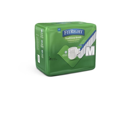 Medline Ultracare Cloth-Like Adult Incontinence Briefs, Size M, for Waist Size 32in-44in, 24PK ULTRACAREMDZ