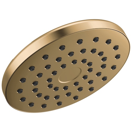 Delta Universal Showering Components Pivotpro Raincan Shower Head In Lumicoat Champagne Bronze 52101-CZ-PR25