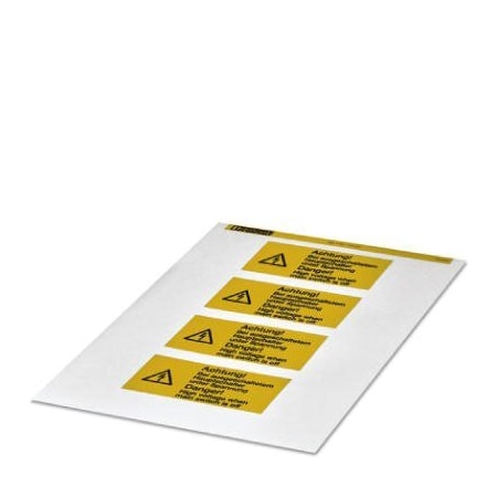 Phoenix Contact PML-W301 105X52 Warning label Sheet 0830463