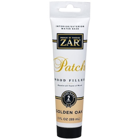 Zar Wood Patch, Solid, Amine, Golden Oak, 3 oz Tube 31441