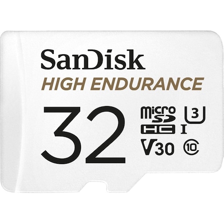 Sandisk SanDisk High Endurance 32 GB microSD - 100 MB/s Read - 40 MB/s Write - 2 Year Warranty SDSQQNR032GAN6IA