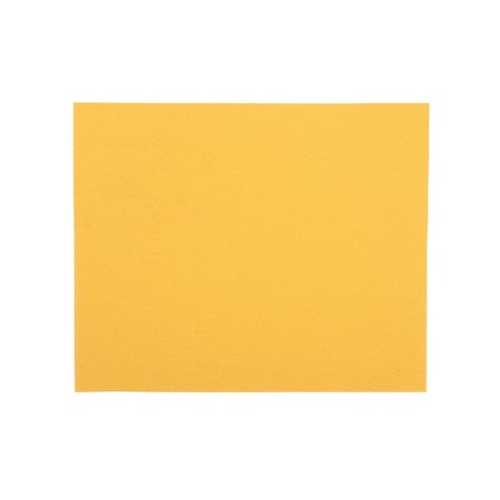 3M Gold Abrasive Sheet, 02549, P80 grade, 9 in x 11 in, 50 sheets per pack, 5PK 216U