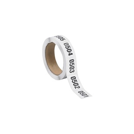 Bubblefast 1 x 1 1/2'' 0501-1000 Consecutive Numbered Labels BFDL1242