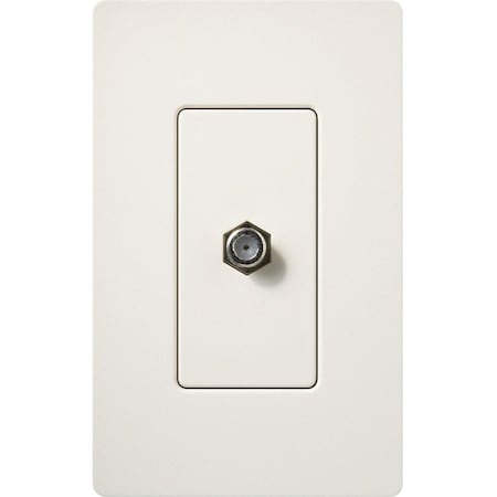 Lutron Cable Jack, Single, Biscuit SC-CJ-BI